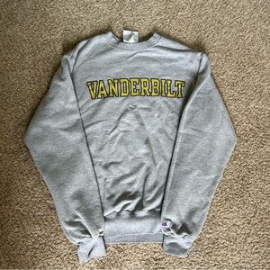 Vanderbilt College Crew Neck Sweatshirt Size S